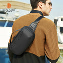 ARCTIC HUNTER Fashion Y00020 Waterproof Crossbody Shoulder Travel Pouch (Black)